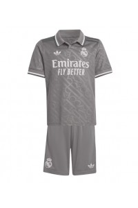 Fotbalové Dres Real Madrid Dětské Třetí Oblečení 2024-25 Krátký Rukáv (+ trenýrky)